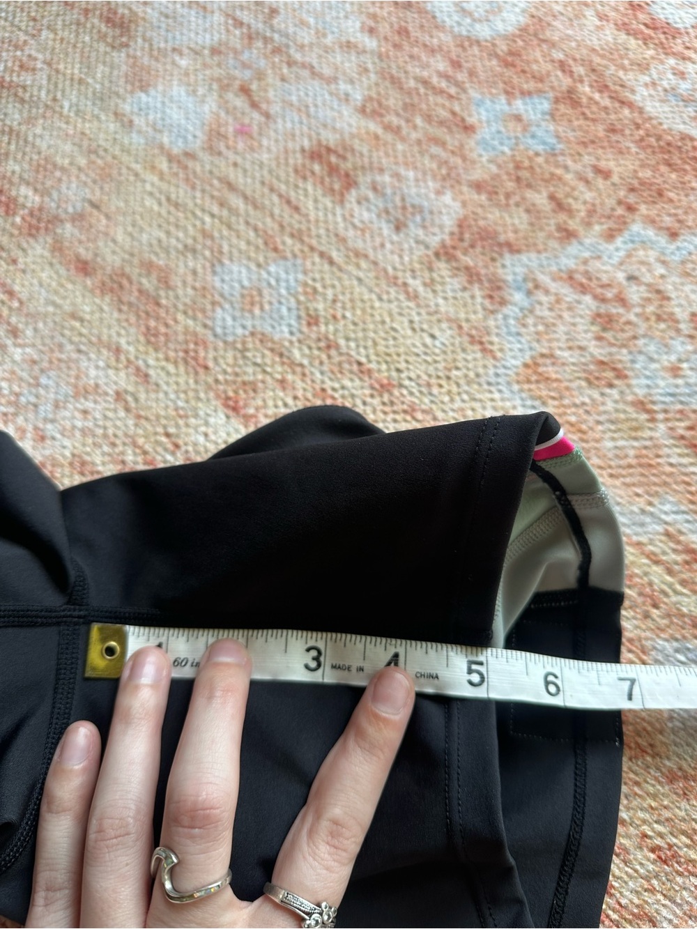 PE Nation Division One Bike Shorts size medium Anthropologie activewear Pilates - Picture 8 of 9